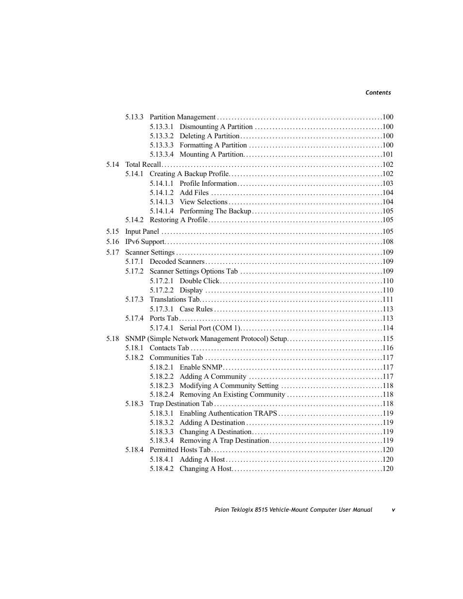 Psion Teklogix Vehicle-Mount Computer 8515 User Manual | Page 9 / 188