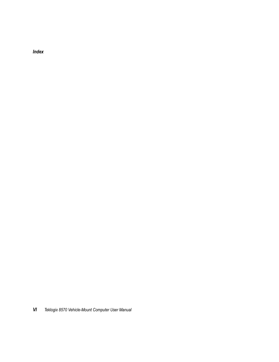 Psion Teklogix 8570 User Manual | Page 124 / 124