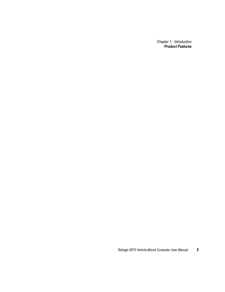 Psion Teklogix 8570 User Manual | Page 19 / 124