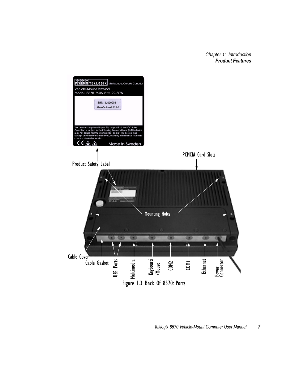 Psion Teklogix 8570 User Manual | Page 21 / 124