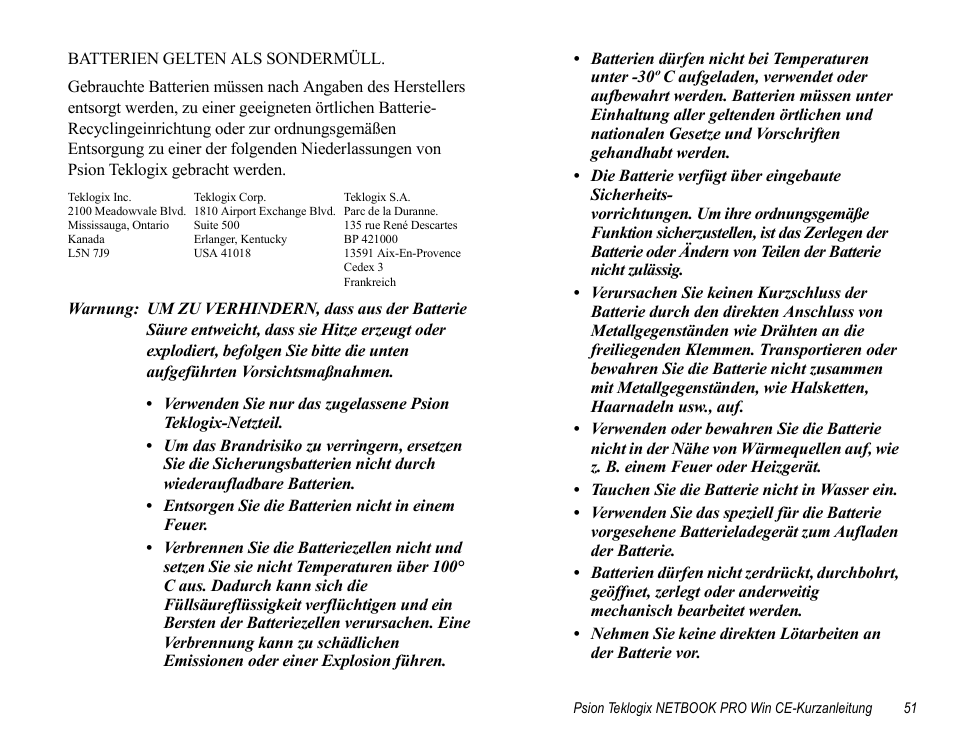 Psion Teklogix Notebook Pro User Manual | Page 53 / 72