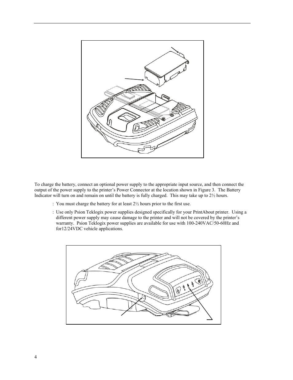 Psion Teklogix PrintAbout MP2000 User Manual | Page 10 / 55