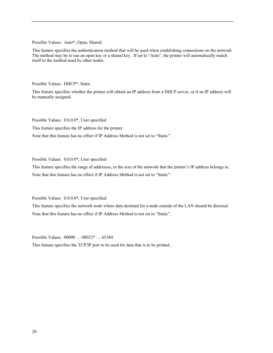 Psion Teklogix PrintAbout MP2000 User Manual | Page 26 / 55