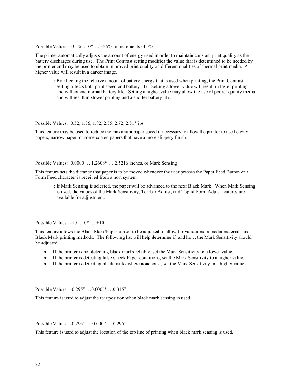 Psion Teklogix PrintAbout MP2000 User Manual | Page 28 / 55