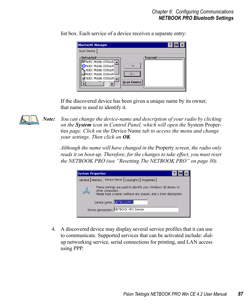 Psion Teklogix Win CE 4.2 User Manual | Page 105 / 152