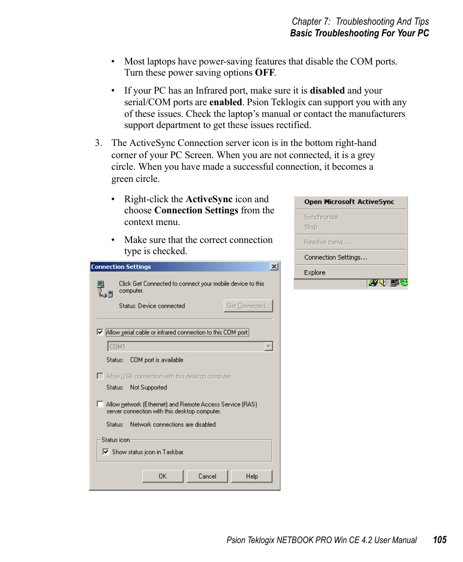 Psion Teklogix Win CE 4.2 User Manual | Page 123 / 152