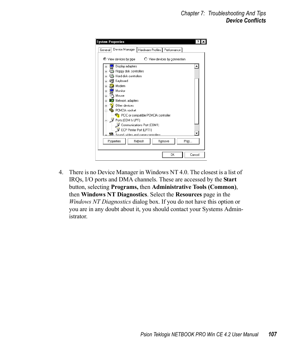 Psion Teklogix Win CE 4.2 User Manual | Page 125 / 152