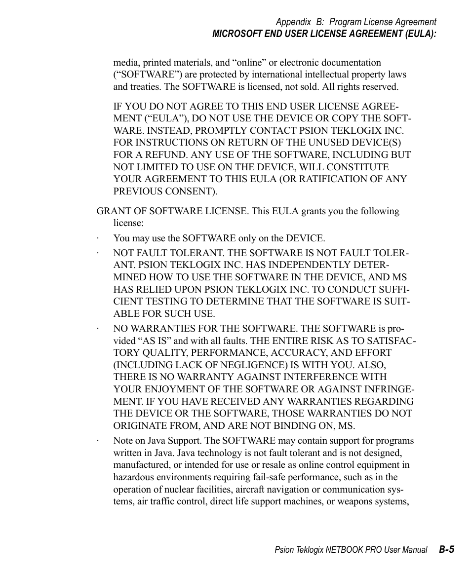 Psion Teklogix Win CE 4.2 User Manual | Page 145 / 152