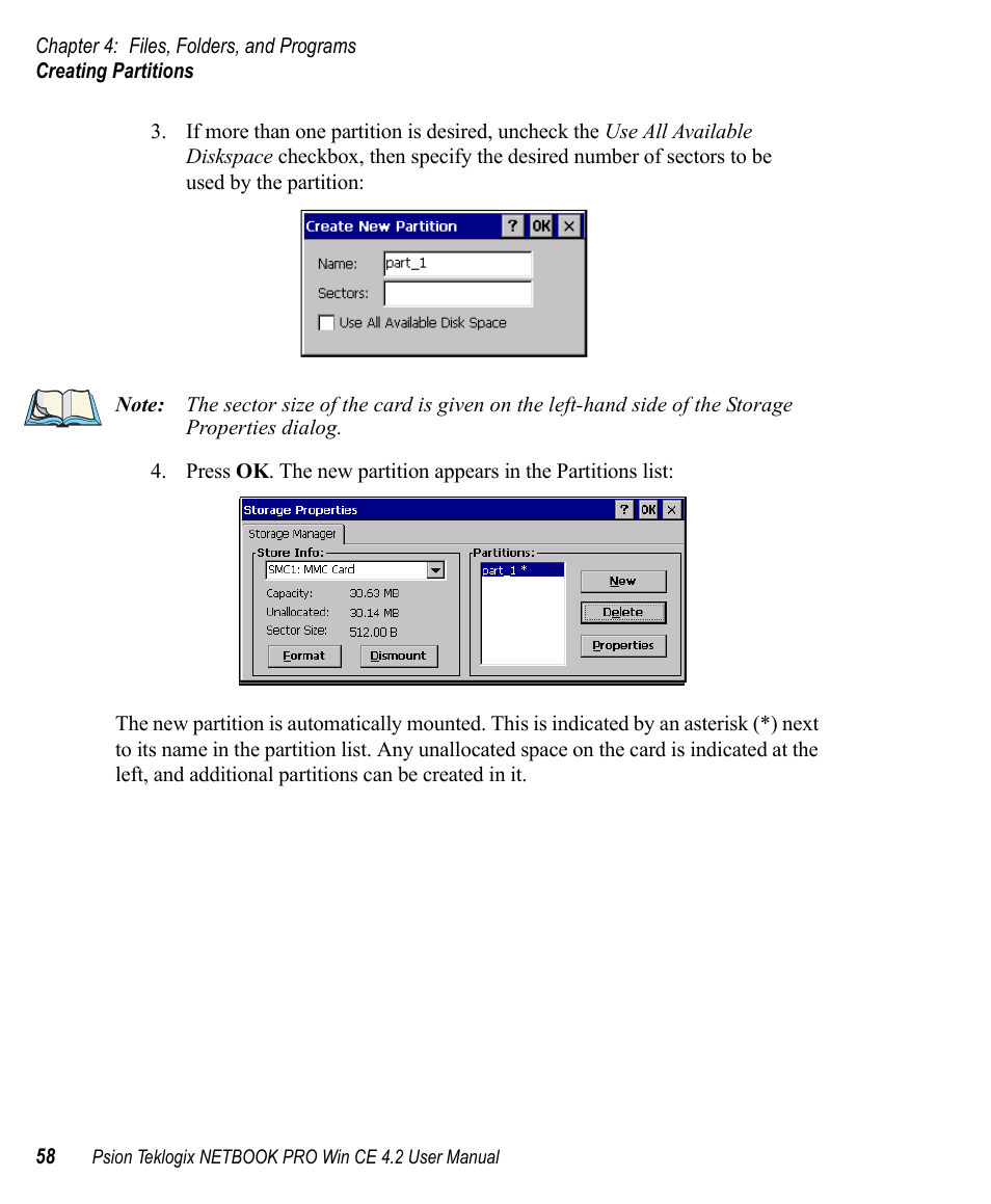 Psion Teklogix Win CE 4.2 User Manual | Page 76 / 152