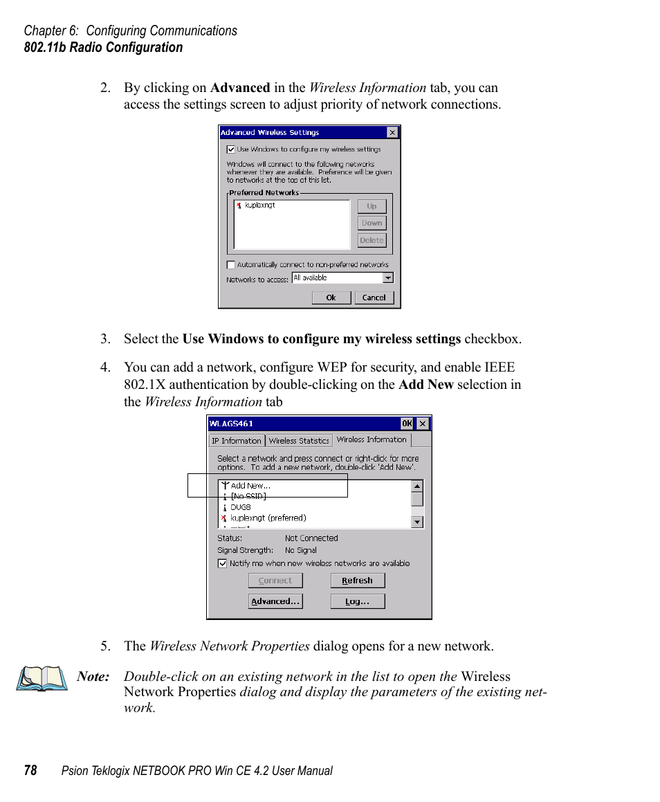 Psion Teklogix Win CE 4.2 User Manual | Page 96 / 152