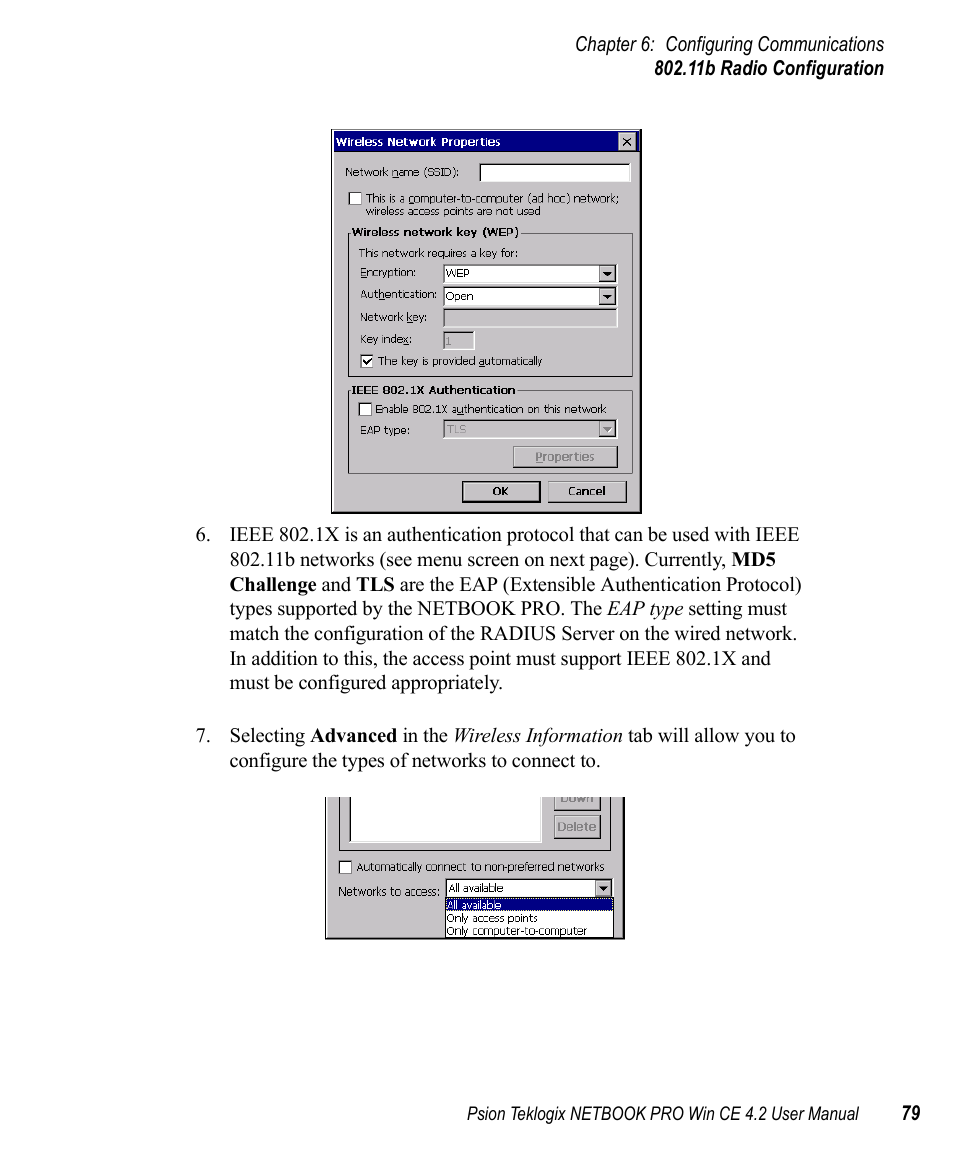 Psion Teklogix Win CE 4.2 User Manual | Page 97 / 152