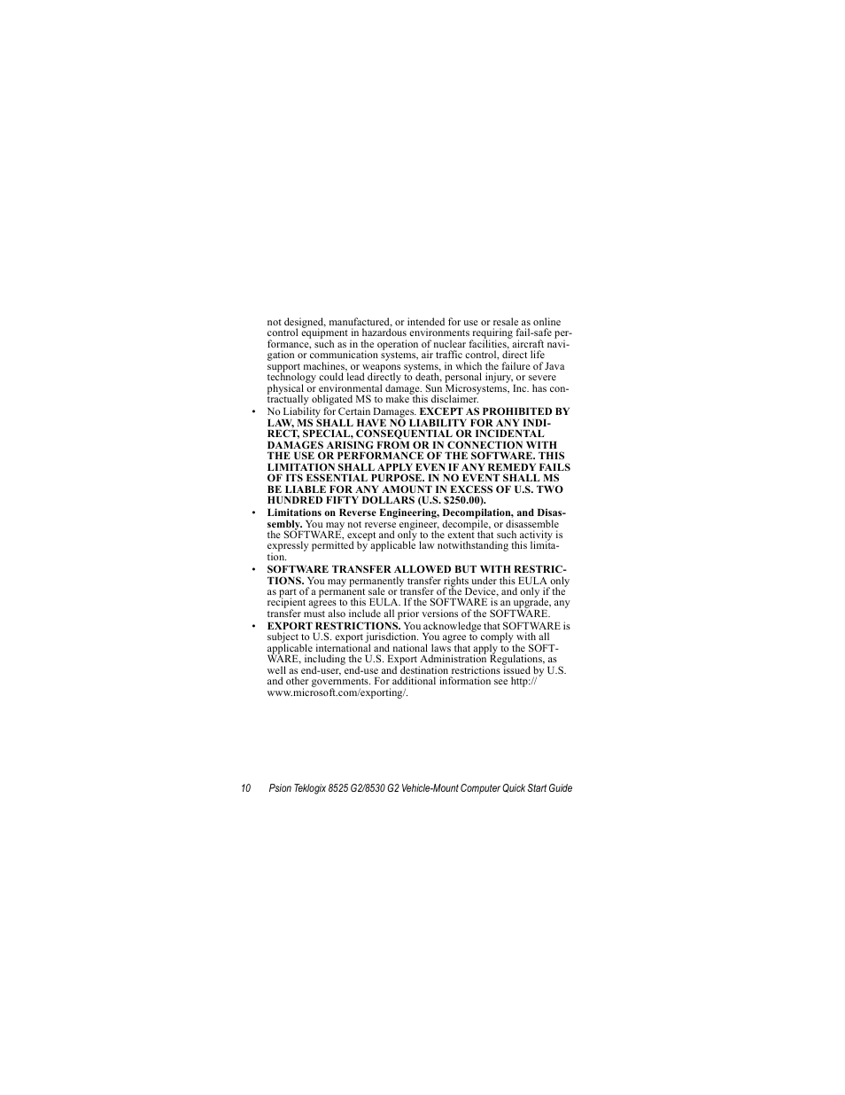 Psion Teklogix Vehicle-Mount Computer 8530 G2 User Manual | Page 16 / 60