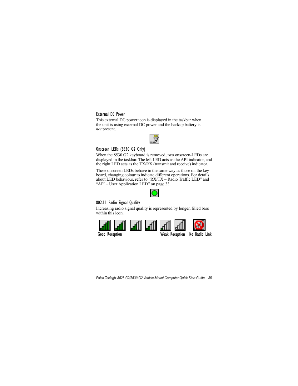 Psion Teklogix Vehicle-Mount Computer 8530 G2 User Manual | Page 41 / 60