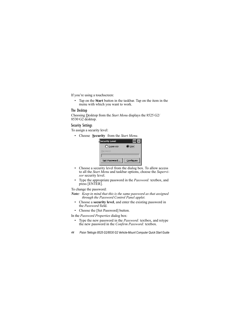 Psion Teklogix Vehicle-Mount Computer 8530 G2 User Manual | Page 50 / 60