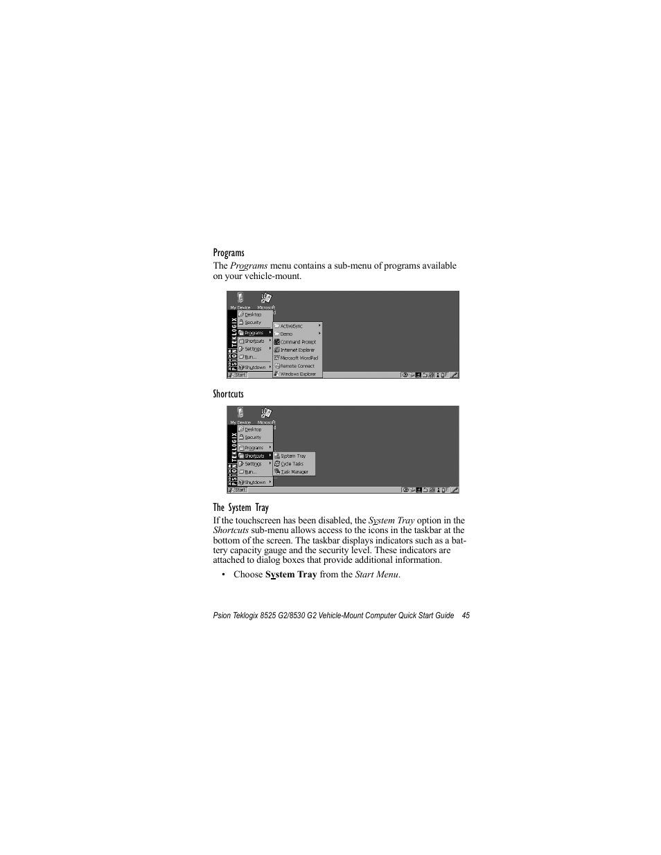 Psion Teklogix Vehicle-Mount Computer 8530 G2 User Manual | Page 51 / 60