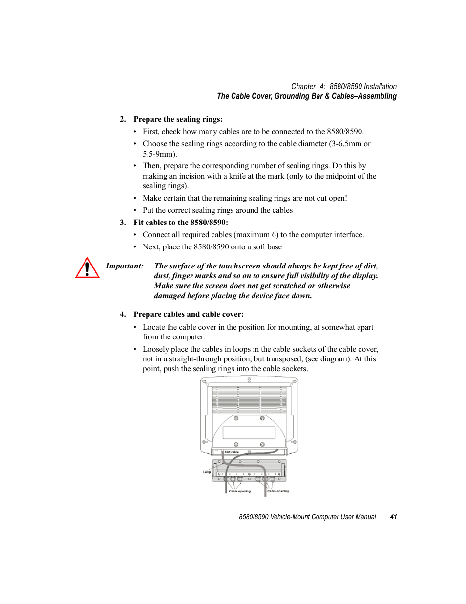 Psion Teklogix Vehicle-Mount Computer 8590 User Manual | Page 67 / 212