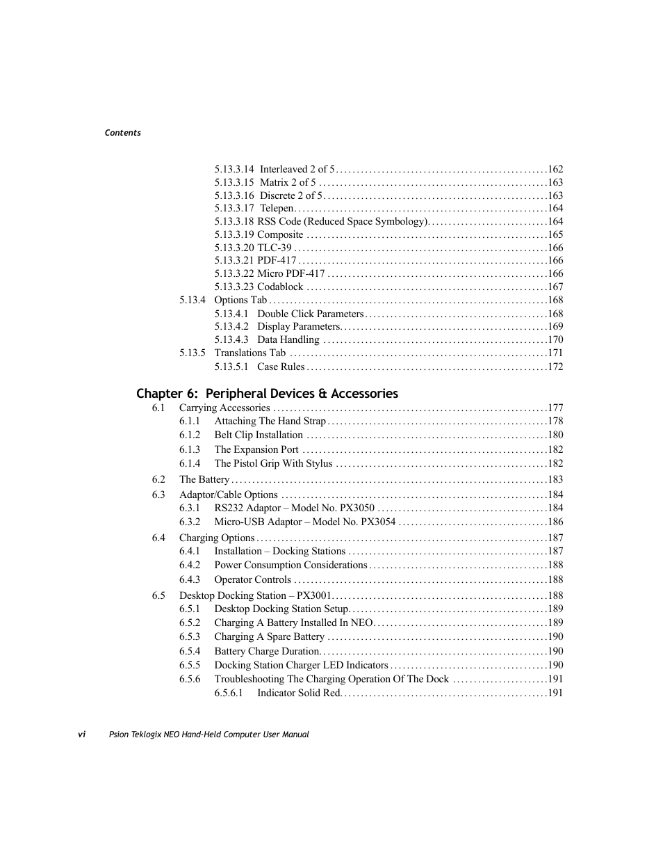 Psion Teklogix NEO PX750 User Manual | Page 10 / 238
