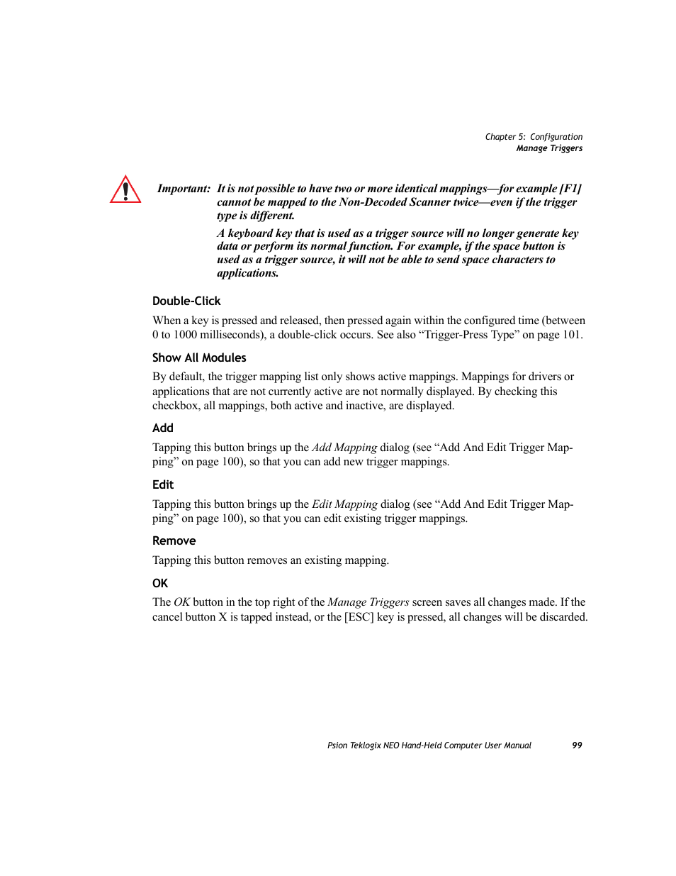 Psion Teklogix NEO PX750 User Manual | Page 111 / 238