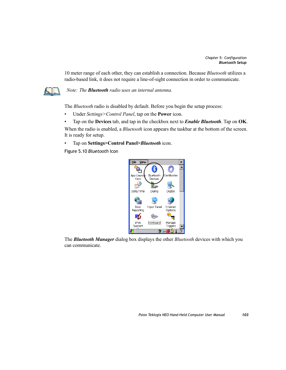 Psion Teklogix NEO PX750 User Manual | Page 115 / 238