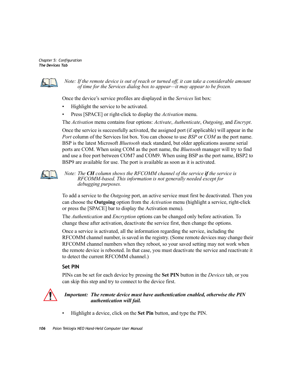Psion Teklogix NEO PX750 User Manual | Page 118 / 238