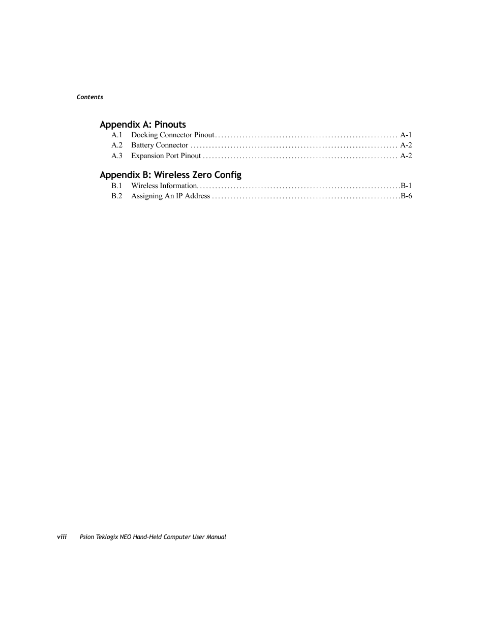 Psion Teklogix NEO PX750 User Manual | Page 12 / 238