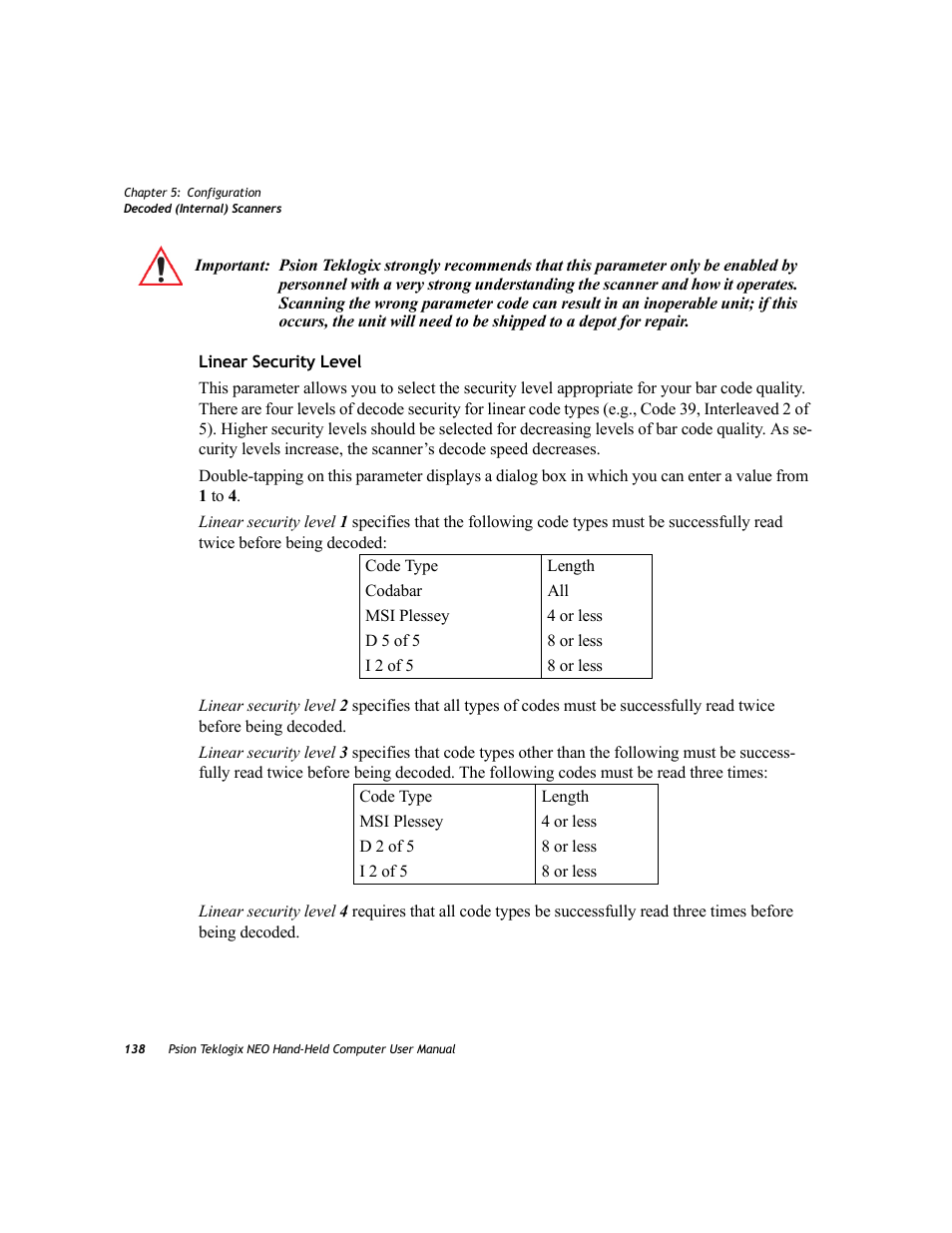Psion Teklogix NEO PX750 User Manual | Page 150 / 238