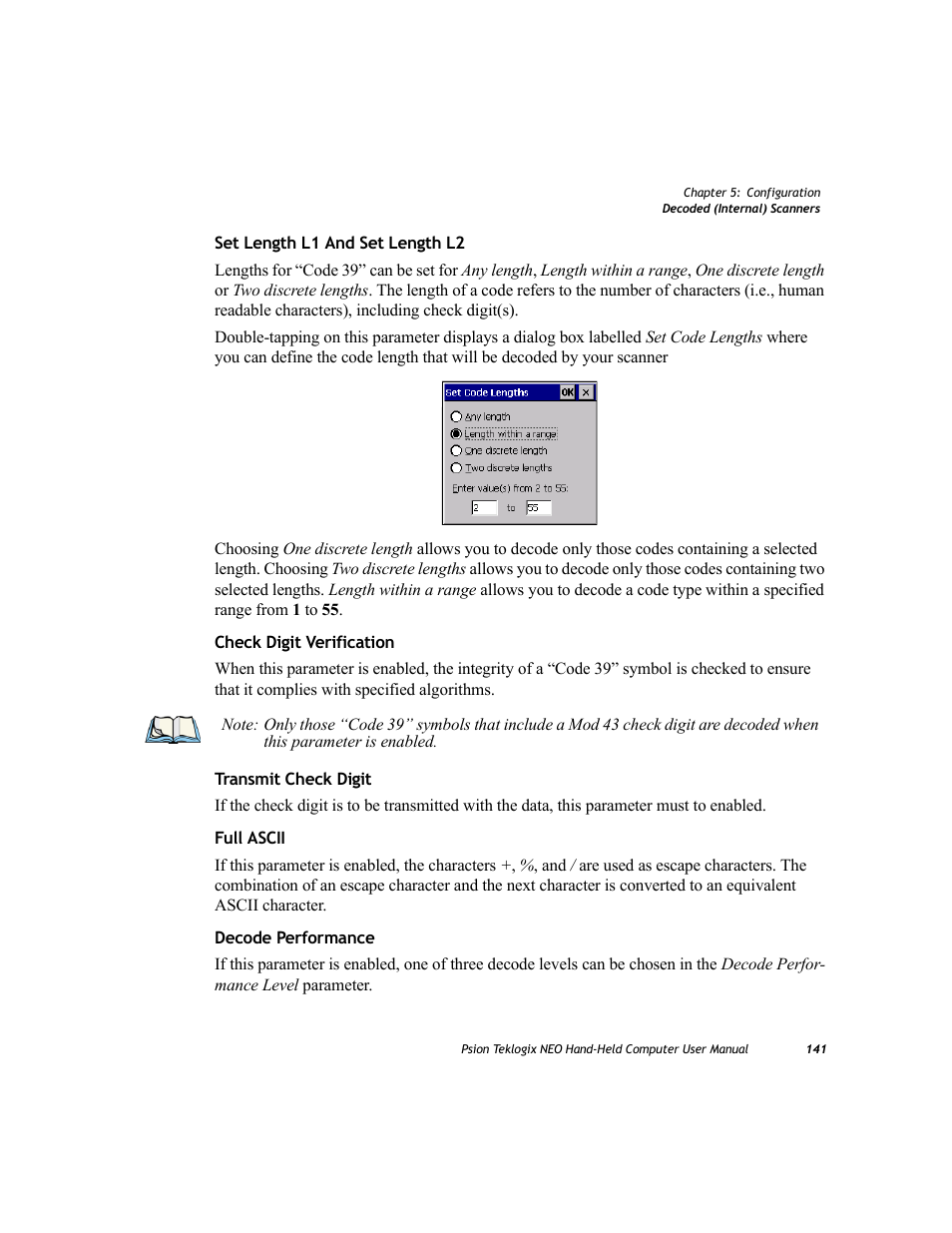 Psion Teklogix NEO PX750 User Manual | Page 153 / 238