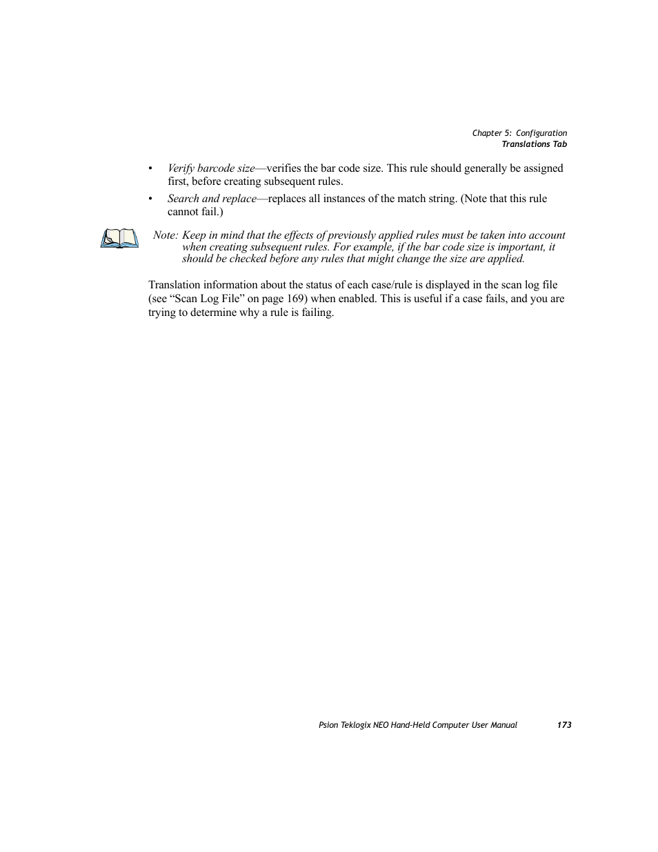 Psion Teklogix NEO PX750 User Manual | Page 185 / 238