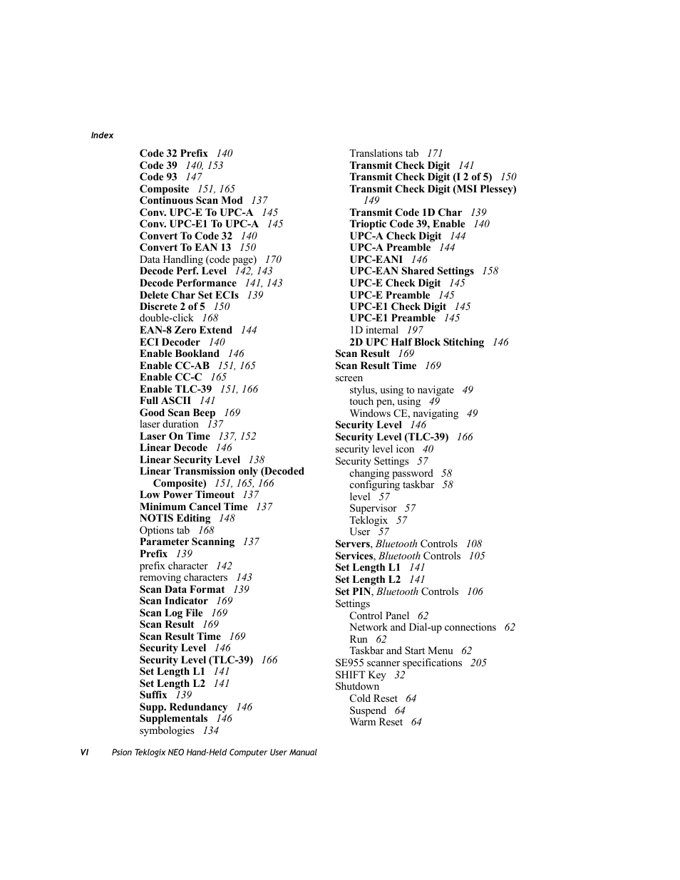 Psion Teklogix NEO PX750 User Manual | Page 236 / 238