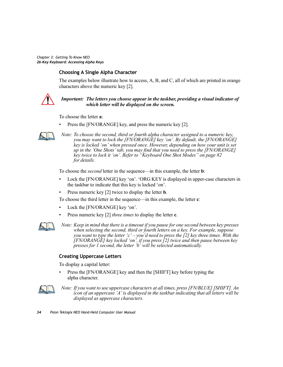 Psion Teklogix NEO PX750 User Manual | Page 46 / 238
