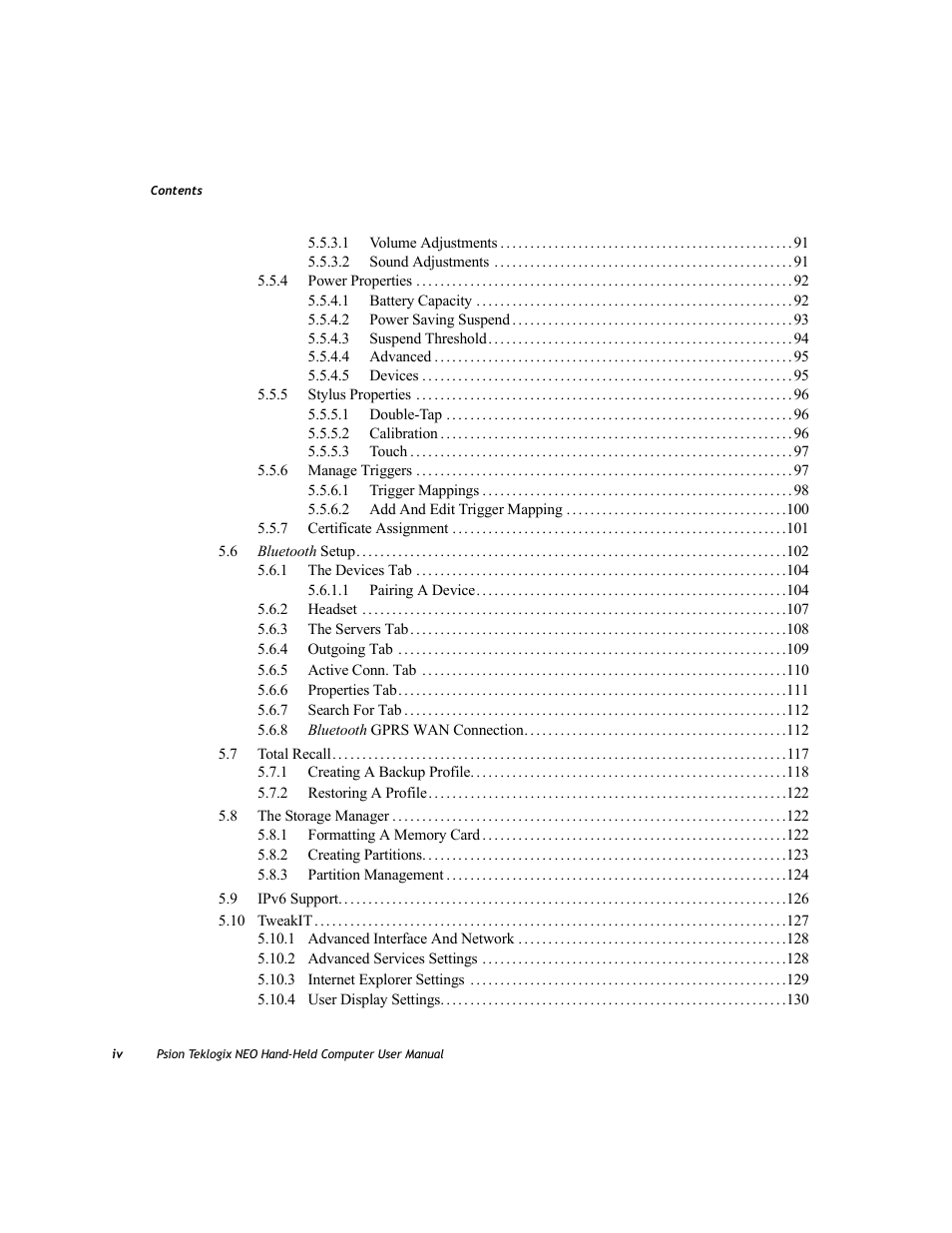 Psion Teklogix NEO PX750 User Manual | Page 8 / 238
