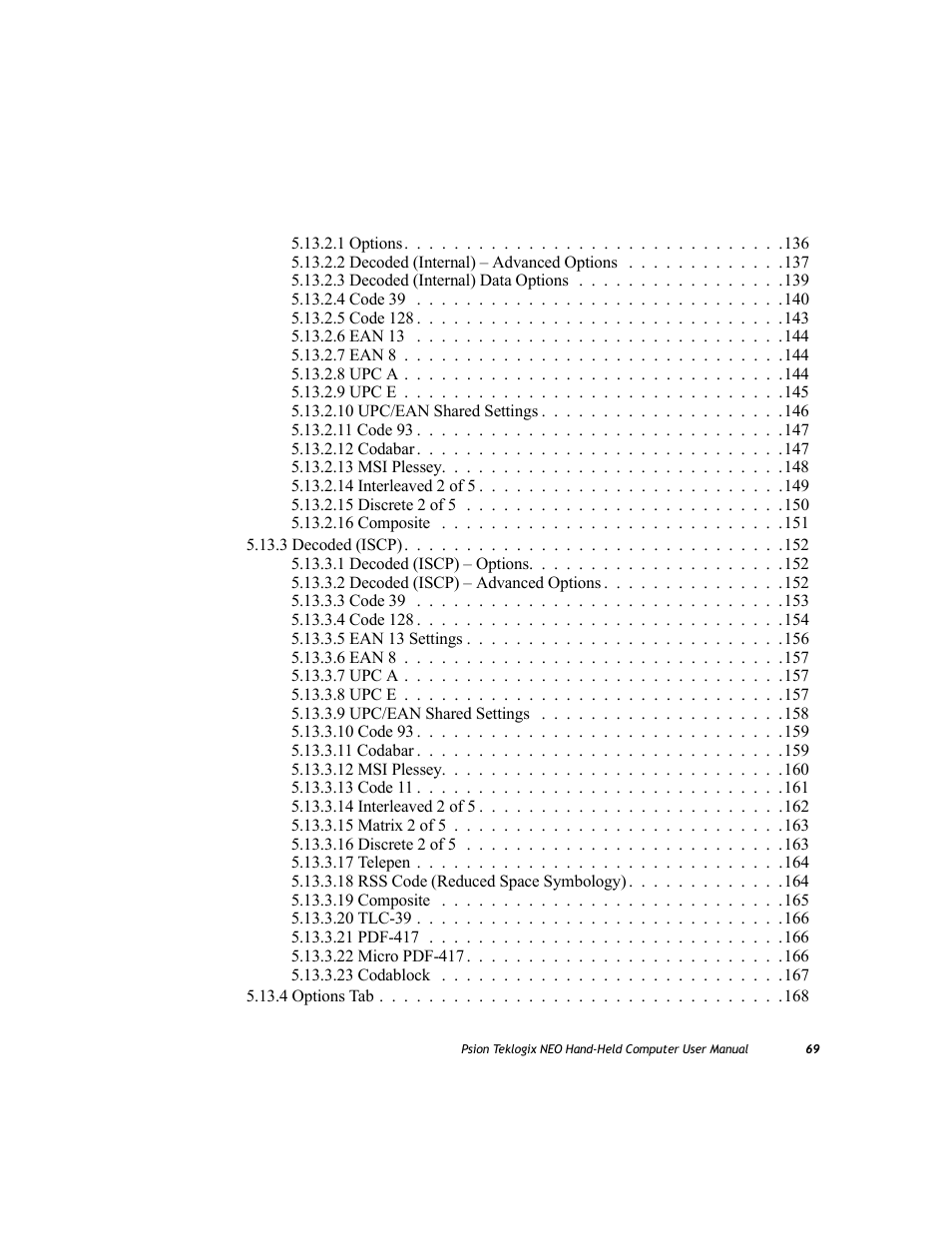 Psion Teklogix NEO PX750 User Manual | Page 81 / 238