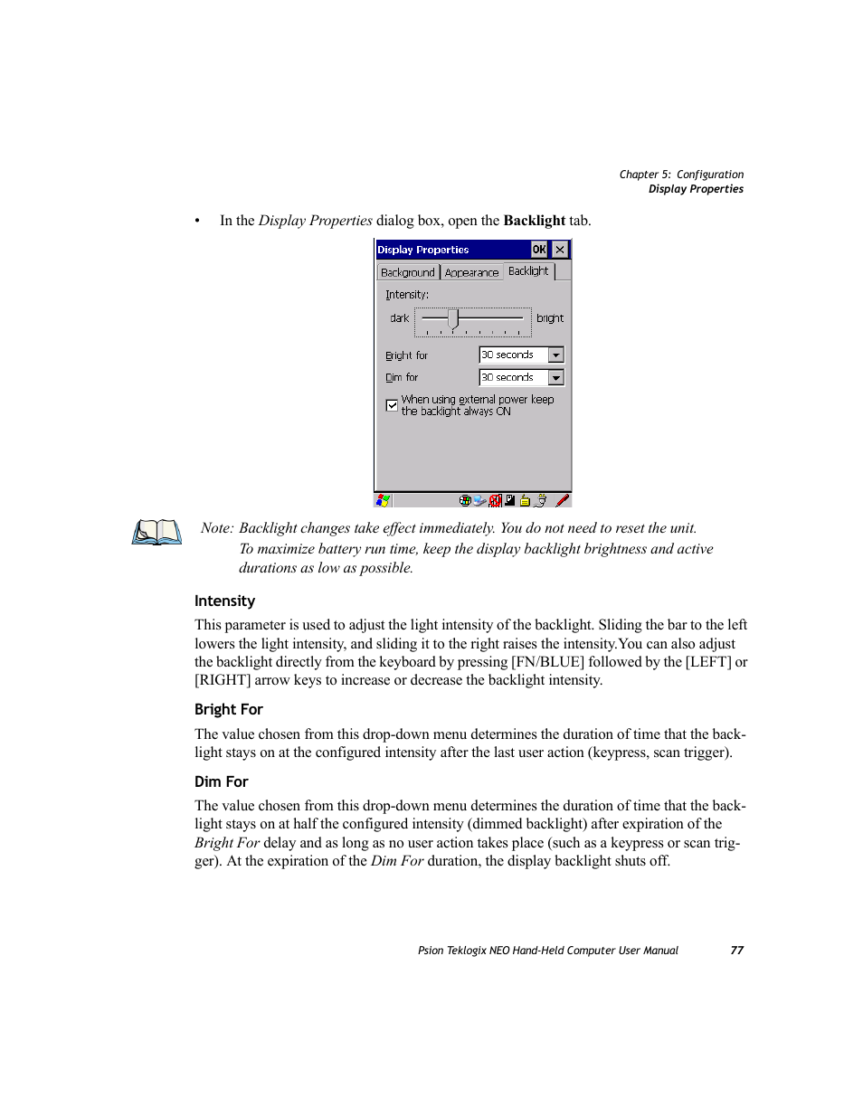 Psion Teklogix NEO PX750 User Manual | Page 89 / 238