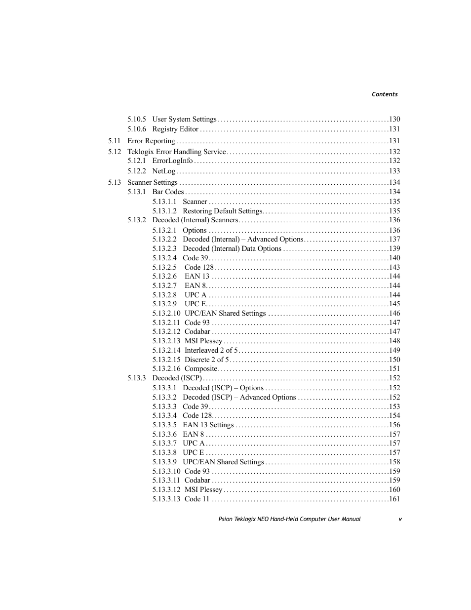 Psion Teklogix NEO PX750 User Manual | Page 9 / 238