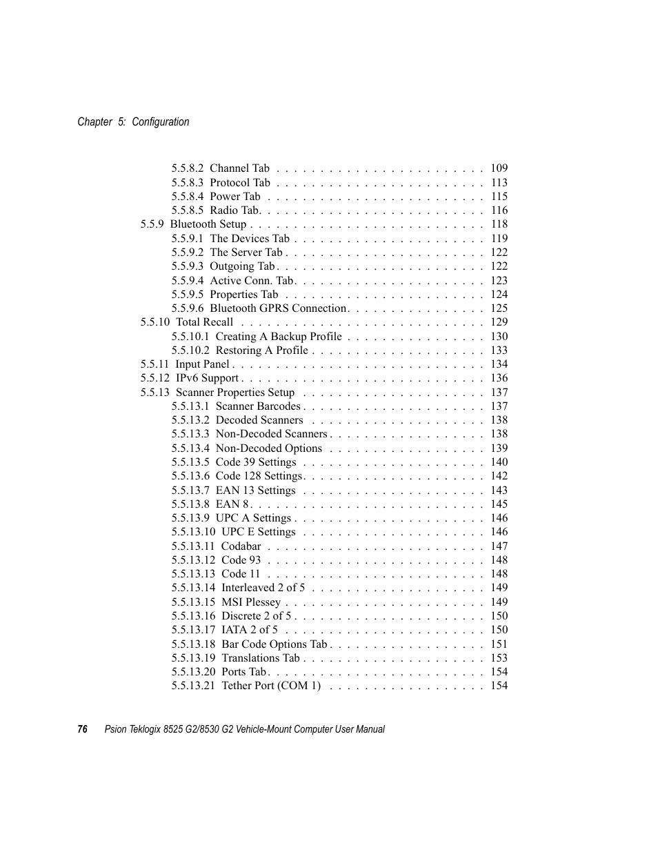 Psion Teklogix Vehicle-Mount Computer 8525 G2 User Manual | Page 100 / 230