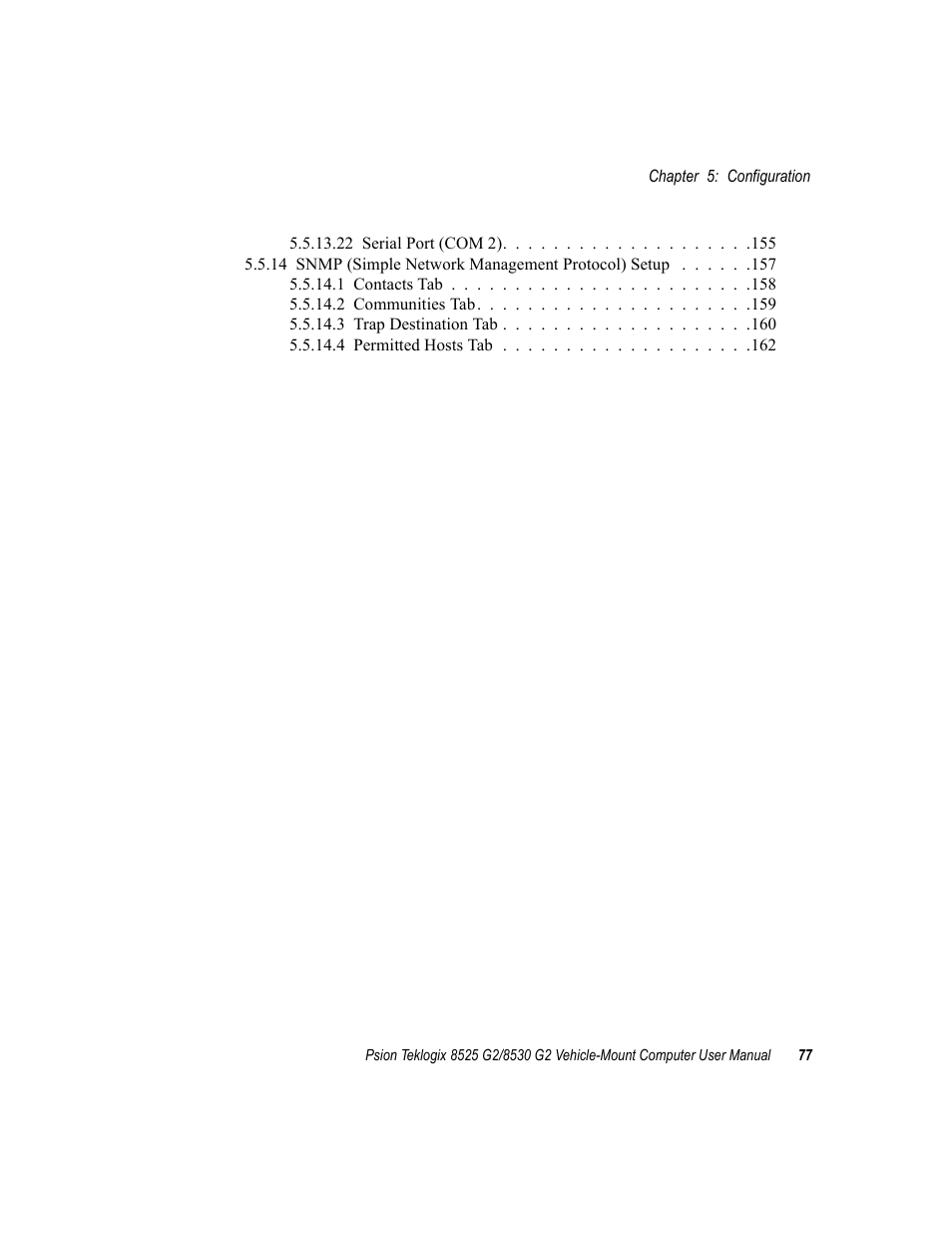 Psion Teklogix Vehicle-Mount Computer 8525 G2 User Manual | Page 101 / 230