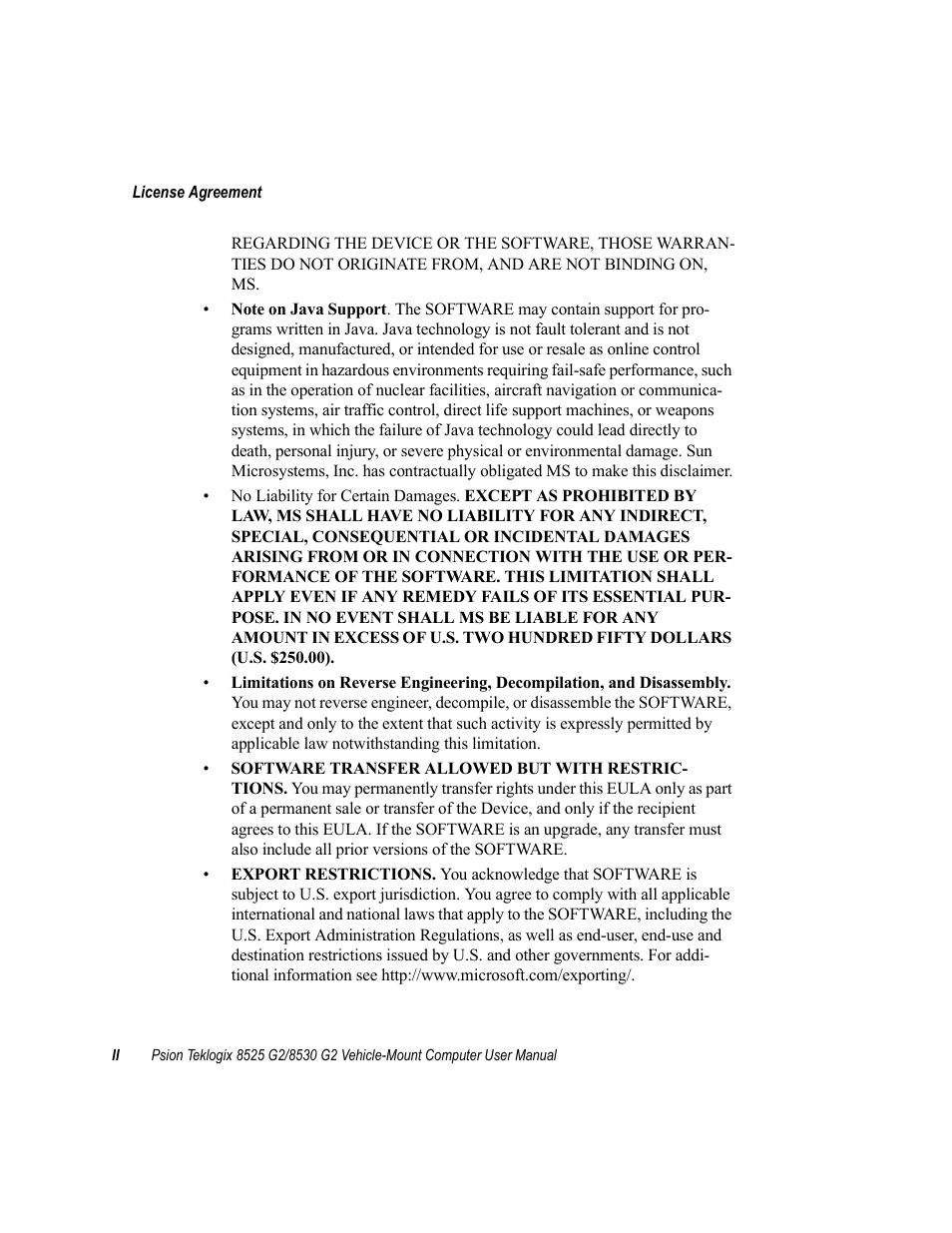 Psion Teklogix Vehicle-Mount Computer 8525 G2 User Manual | Page 14 / 230