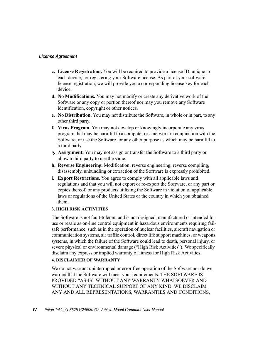 Psion Teklogix Vehicle-Mount Computer 8525 G2 User Manual | Page 16 / 230