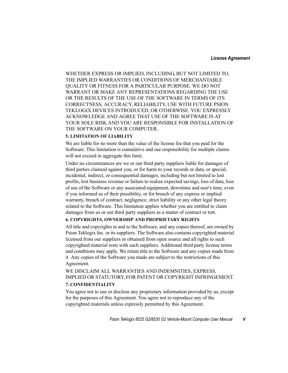 Psion Teklogix Vehicle-Mount Computer 8525 G2 User Manual | Page 17 / 230