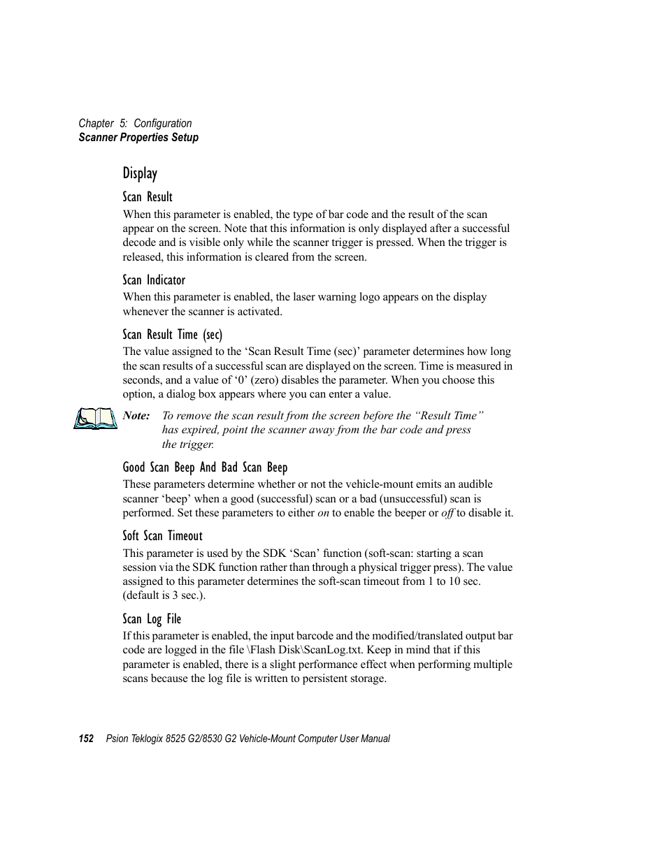 Display | Psion Teklogix Vehicle-Mount Computer 8525 G2 User Manual | Page 176 / 230