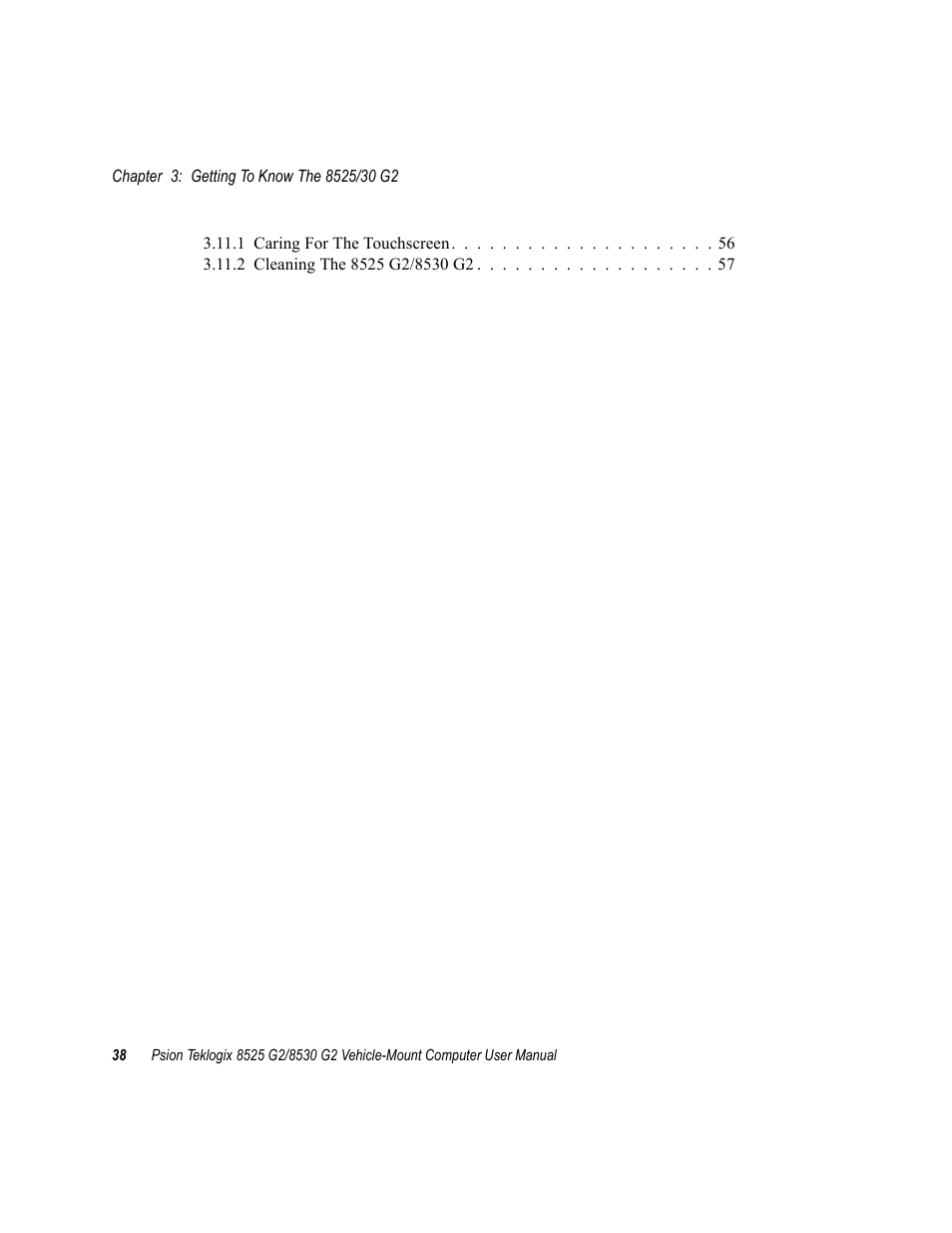 Psion Teklogix Vehicle-Mount Computer 8525 G2 User Manual | Page 62 / 230