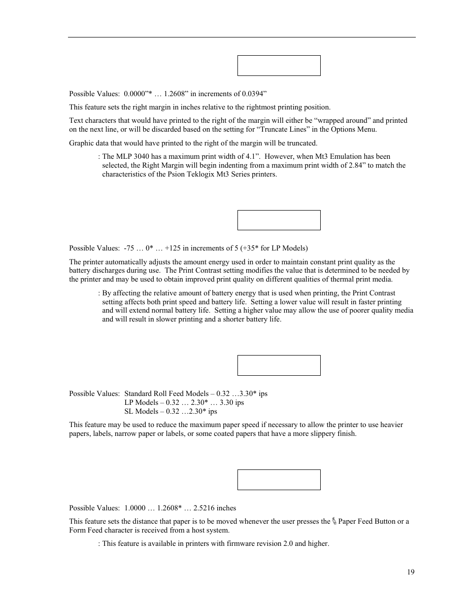 Psion Teklogix MLP 3040 Series User Manual | Page 25 / 65