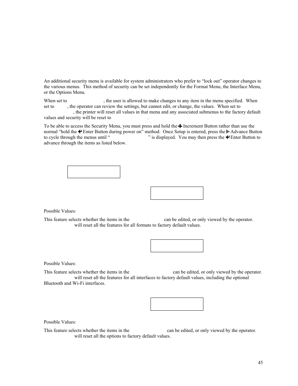 Advanced setup features, Advanced setup features co | Psion Teklogix MLP 3040 Series User Manual | Page 51 / 65