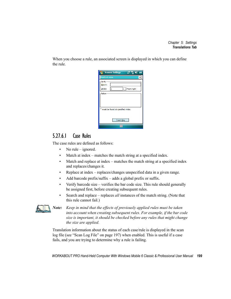 1 case rules | Psion Teklogix ISO 9001 User Manual | Page 217 / 360