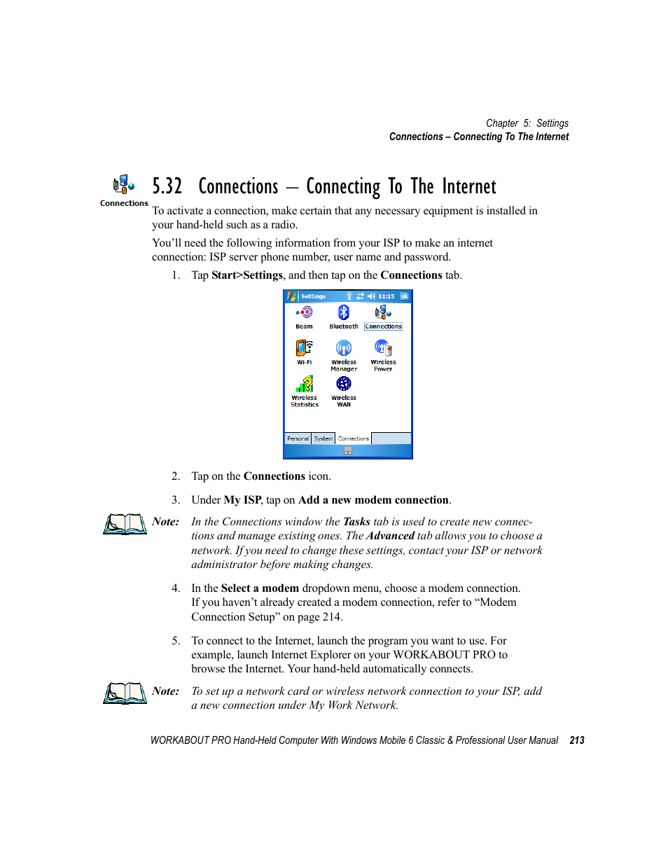 32 connections - connecting to the internet, 32 connections – connecting to the internet | Psion Teklogix ISO 9001 User Manual | Page 231 / 360