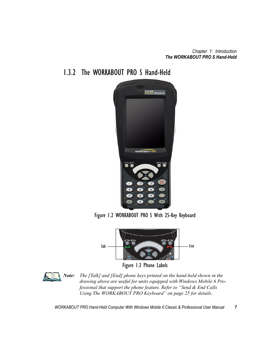 2 the workabout pro s hand-held | Psion Teklogix ISO 9001 User Manual | Page 25 / 360