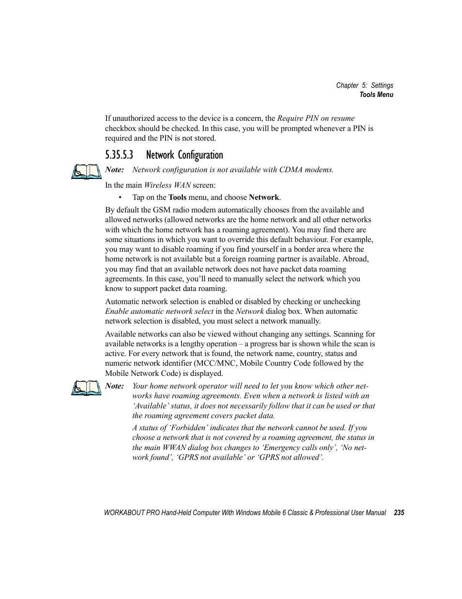 3 network configuration | Psion Teklogix ISO 9001 User Manual | Page 253 / 360