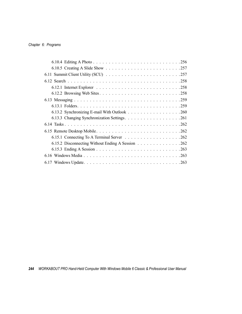 Psion Teklogix ISO 9001 User Manual | Page 262 / 360