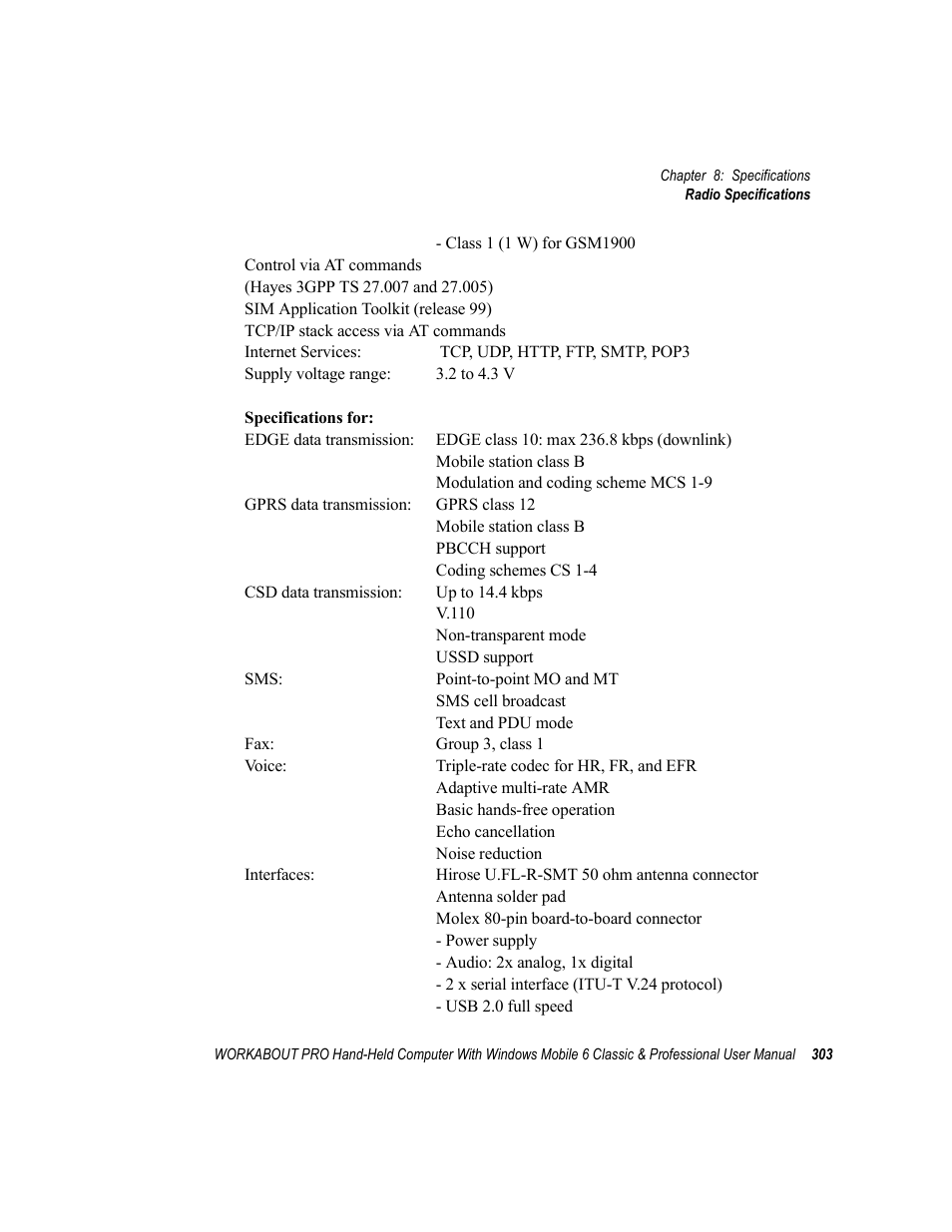 Psion Teklogix ISO 9001 User Manual | Page 321 / 360