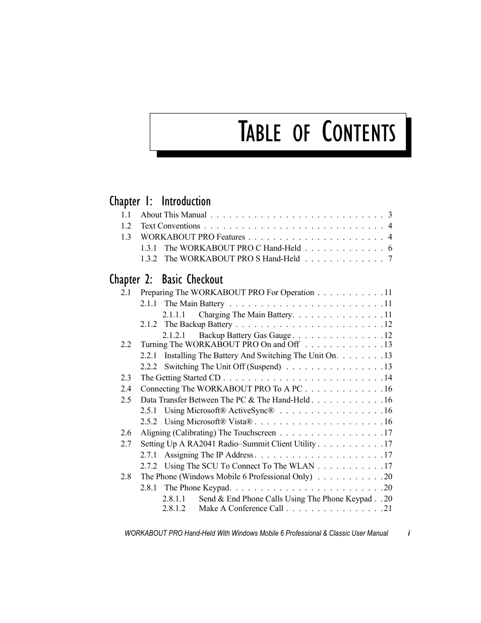 Psion Teklogix ISO 9001 User Manual | Page 5 / 360